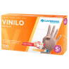 LUVAS VINIL SEM PO S (6-7) CUATROGASA 100UN
