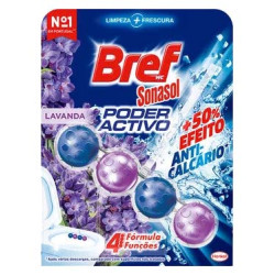 BLOCO SANITARIO PODER ACTIVO LAVANDA BREF SONASOL 50G
