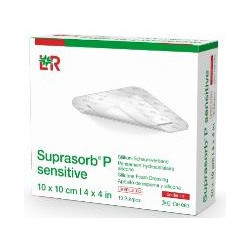 SUPRASORB P SENSITIVE 15X15CM C/ REBORDO