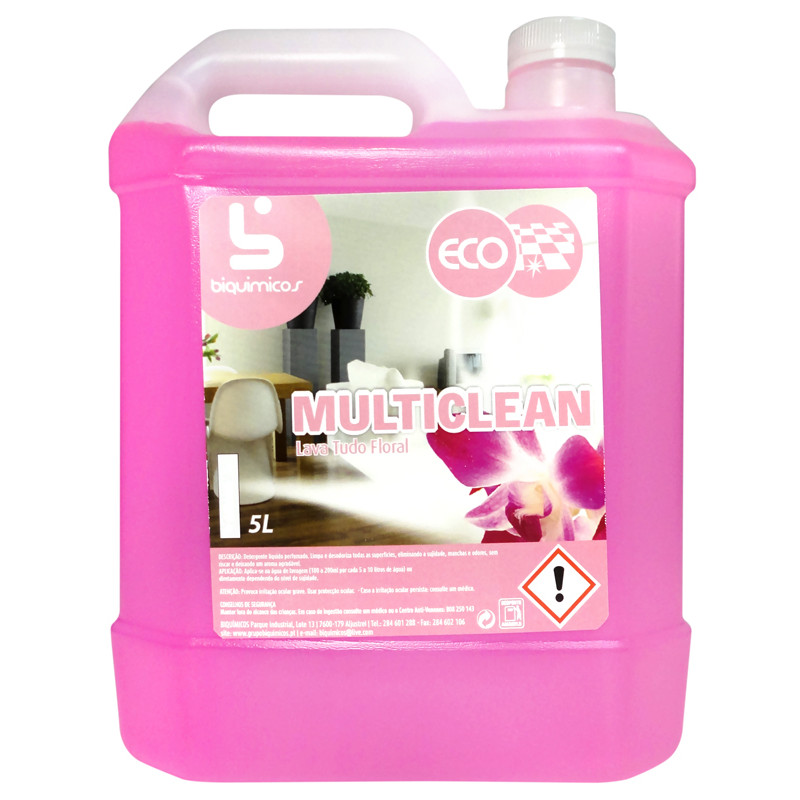 LAVA TUDO FLORAL MULTICLEAN ECO 5L