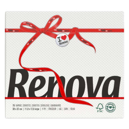 GUARDANAPOS 30X32 1F RENOVA 70UN