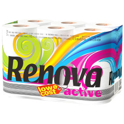 PAPEL HIGIENICO ACTIVE 2F RENOVA 12ROLOS