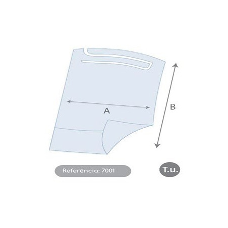 BABETE DE ADULTO RUBBERGOLD C/ BOLSA 37X55CM 7001