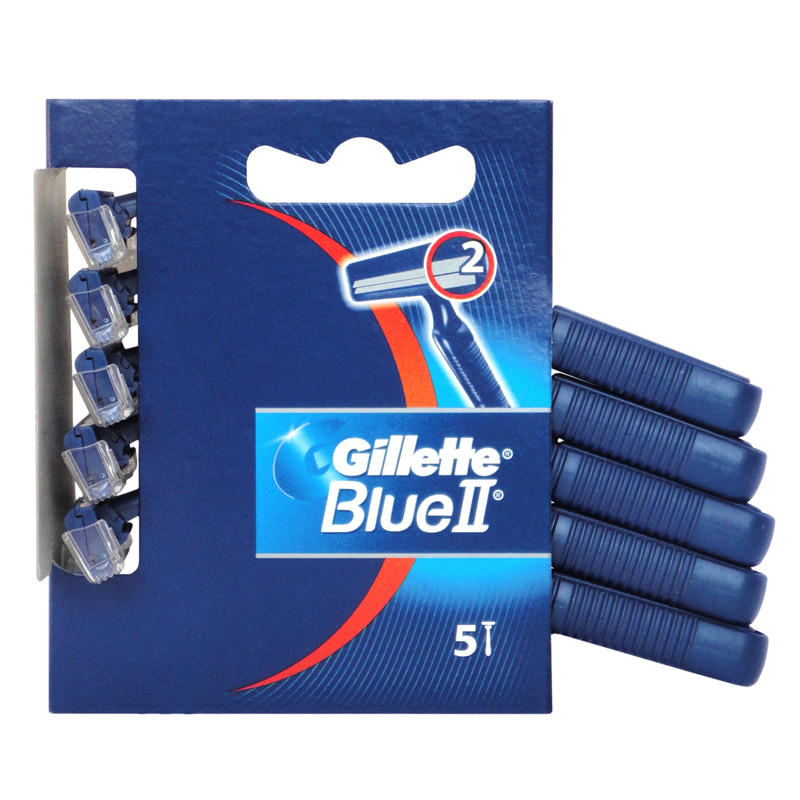 MAQUINA BARBEAR BLUE II GILLETTE 5UN