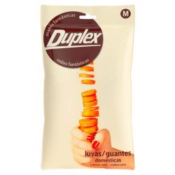 LUVAS DOMESTICAS TAMANHO M DUPLEX 1PAR
