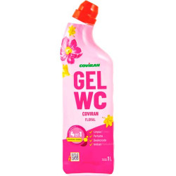 DETERGENTE GEL WC 4 EM 1 FLORAL COVIRAN 1L
