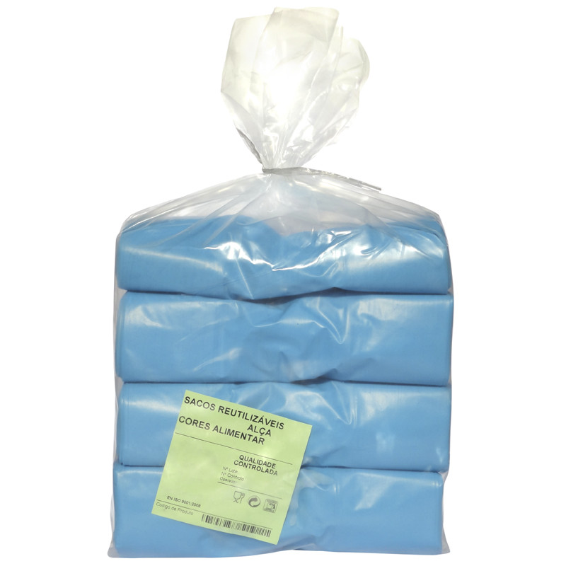 SACOS C/ALCA CORES REUTILIZAVEIS 350X450X0.055 ADA 5KG