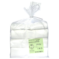 SACOS C/ALCA BRANCOS REUTILIZAVEIS 450X550 5KG