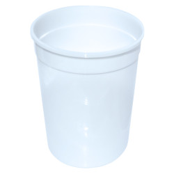 TERRINA SOPA PLASTICA BRANCA 1L 25UN
