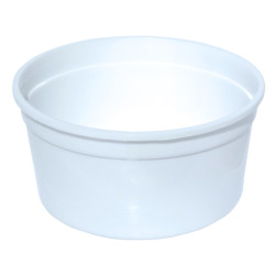 TERRINA SOPA PLASTICA BRANCA 500ML 50UN