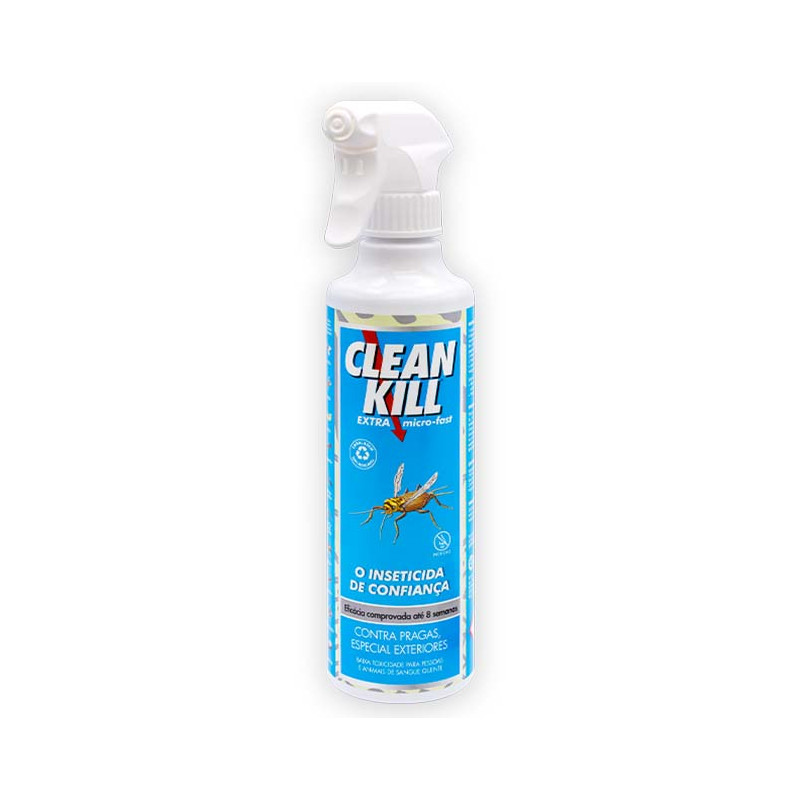 INSECTICIDA USO EXTERIOR COM PISTOLA EXTRA GT CLEAN KILL 375ML