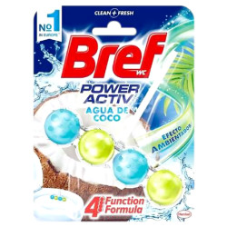 BLOCO SANITARIO POWER ACTIVE AGUA DE COCO BREF 50G