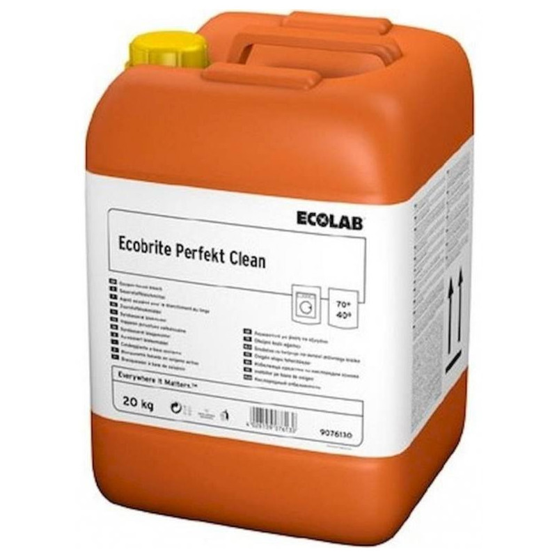 BRANQUEADOR OXIGENADO LIQUIDO ECOBRITE PERFEKT ECOLAB 20KG