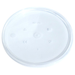 TAMPA PLASTICA TRANSPARENTE TERRINA SOPA 250/500/1000ML 50UN