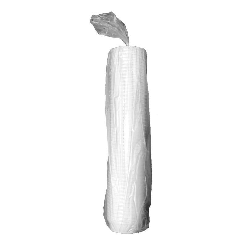 TERRINA SOPA PLASTICA BRANCA 250ML 50UN
