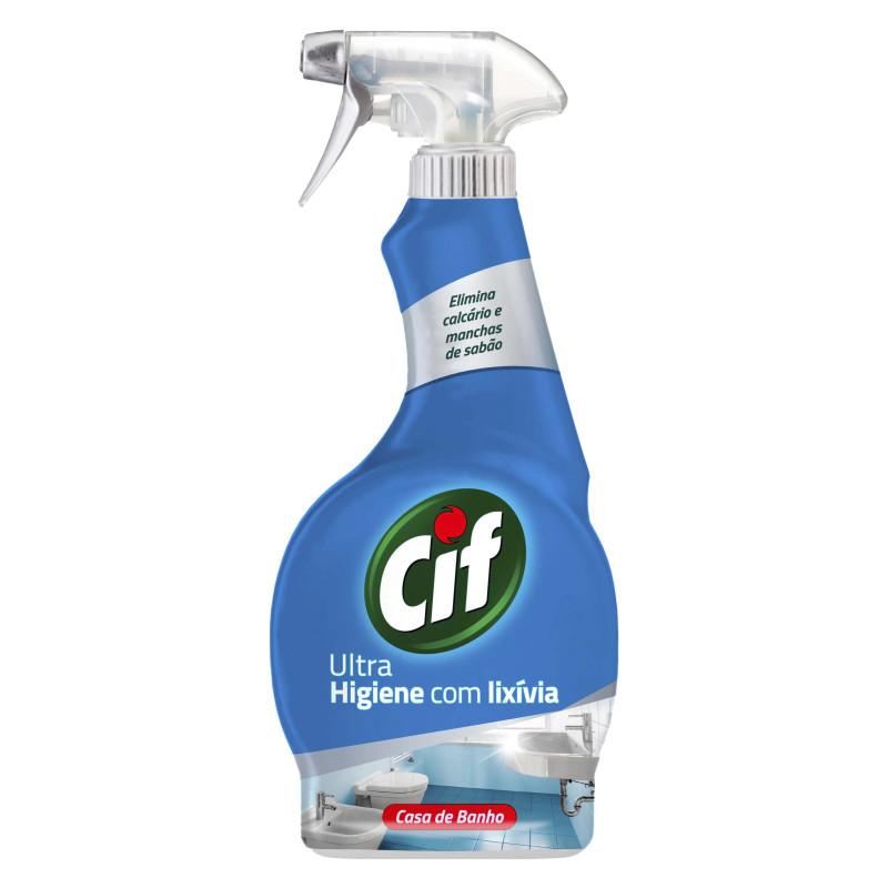 HIGIENE C/ LIXIVIA ULTRA SPRAY CASA BANHO CIF 500ML