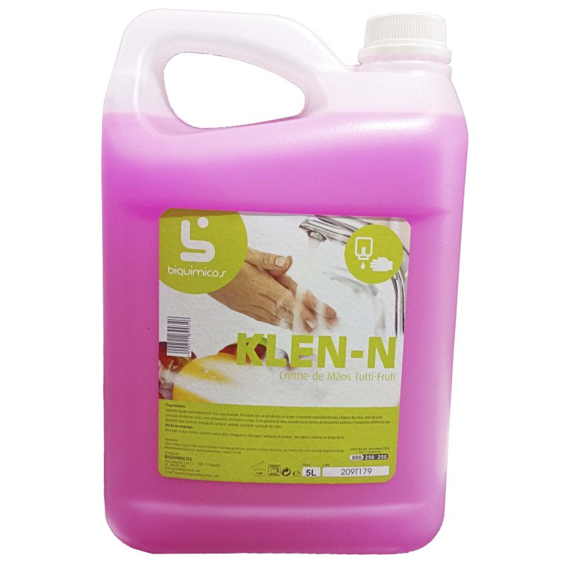 CREME MAOS KLEN N TUTTI FRUTI 5L