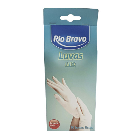 LUVAS EM LATEX  G (8/8) RIO BRAVO 10UN