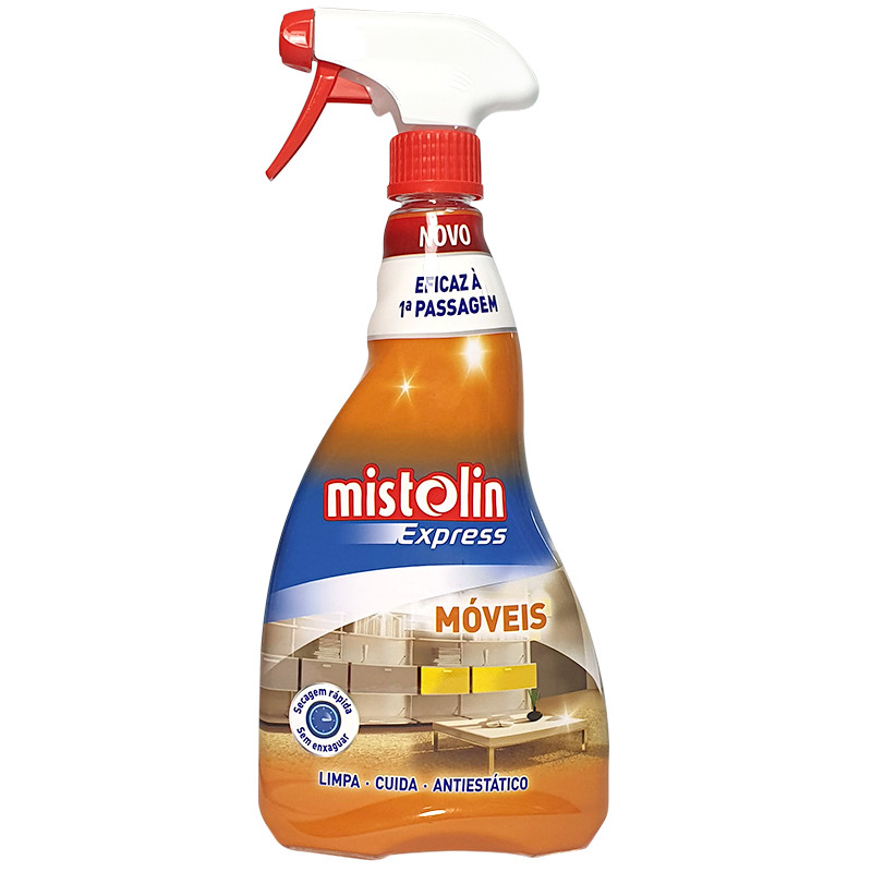 LIMPA MOVEIS ANTIESTATICO SPRAY MISTOLIN 750ML